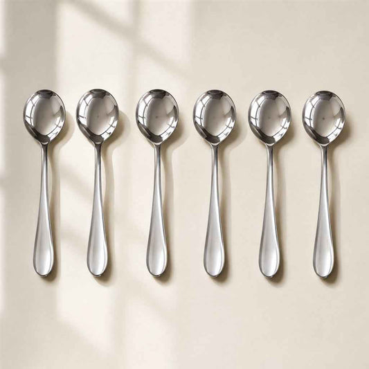 Kishco Cutlery Windsor Stainless Steel Soup Spoon, Set of 6