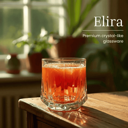 Elira Aura Premium glasses, Set of 6, 300ml