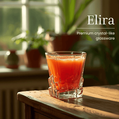 Elira Lucent Premium glasses, Set of 6, 300ml