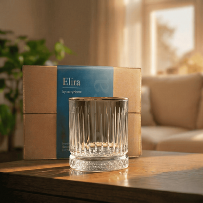 Elira Aurelia Premium glasses with Golden line, Set of 6, 300ml