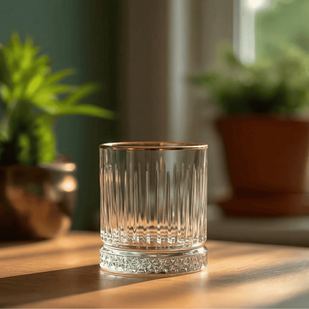 Elira Aurelia Premium glasses with Golden line, Set of 6, 300ml