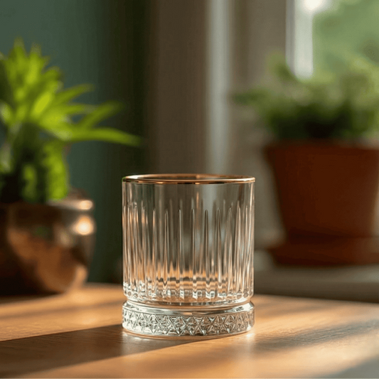 Elira Aurelia Premium glasses with Golden line, Set of 6, 300ml